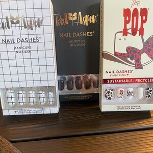 Nail Dashes, 3 sets. Brand new in boxes.